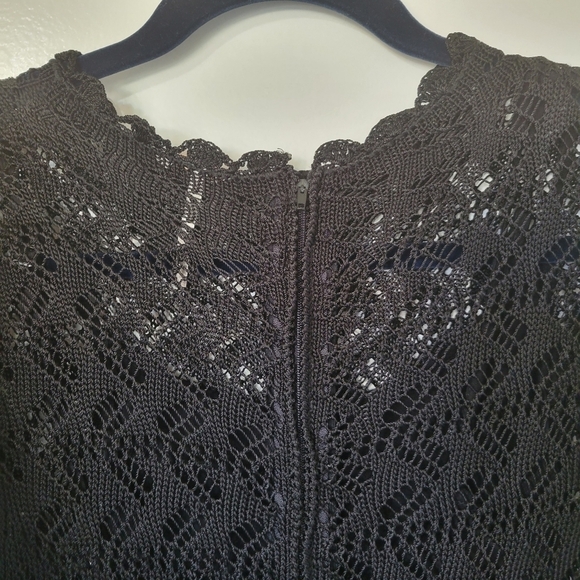 Free People Crochet Black Dress Size XS - Picture 9 of 12